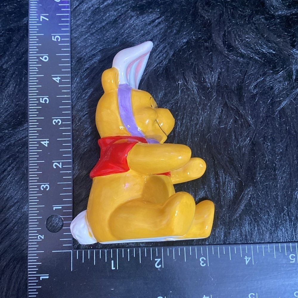 Disney Winnie the Pooh bear Easter basket eggs serving tray dish vintage dish - Picture 10 of 13